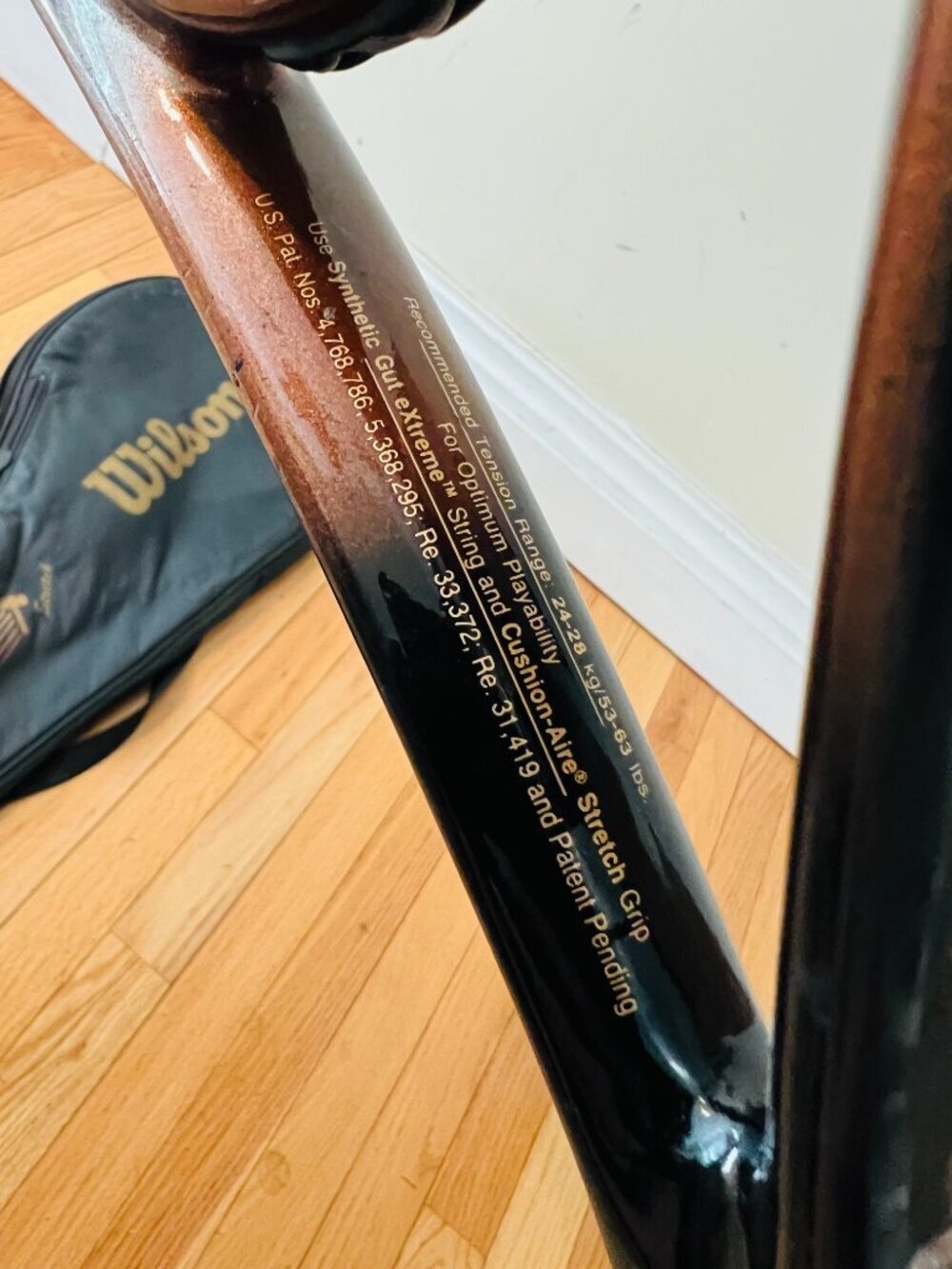 Wilson Sledge Hammer indeX 2.8 Stretch 116Tennis Racquet Racket 4 5/8  with bag - Picture 8 of 16